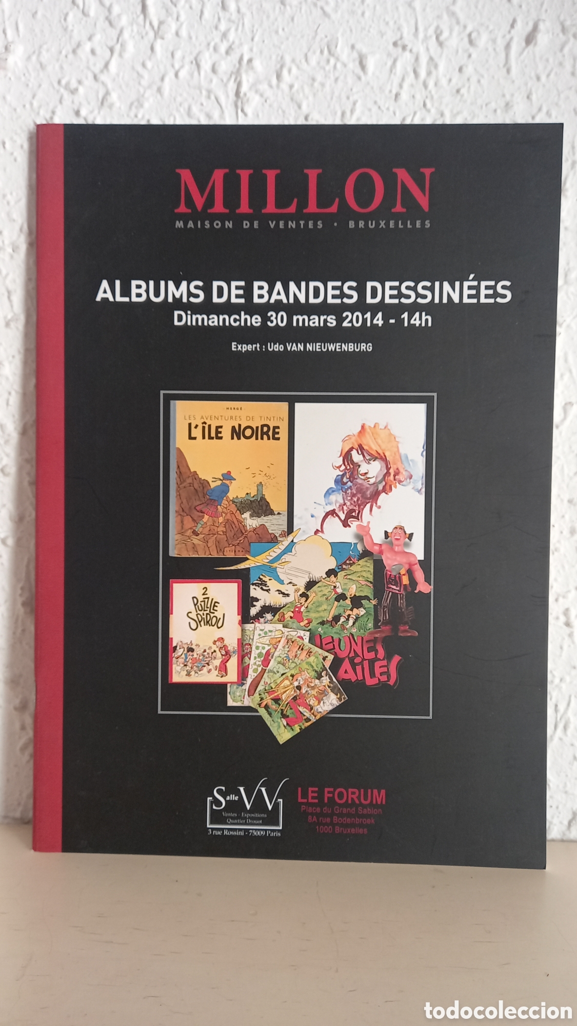 C&oacute;mics: Tintin y otros. Cat&aacute;logo Subastas Million. Bruselas 2014