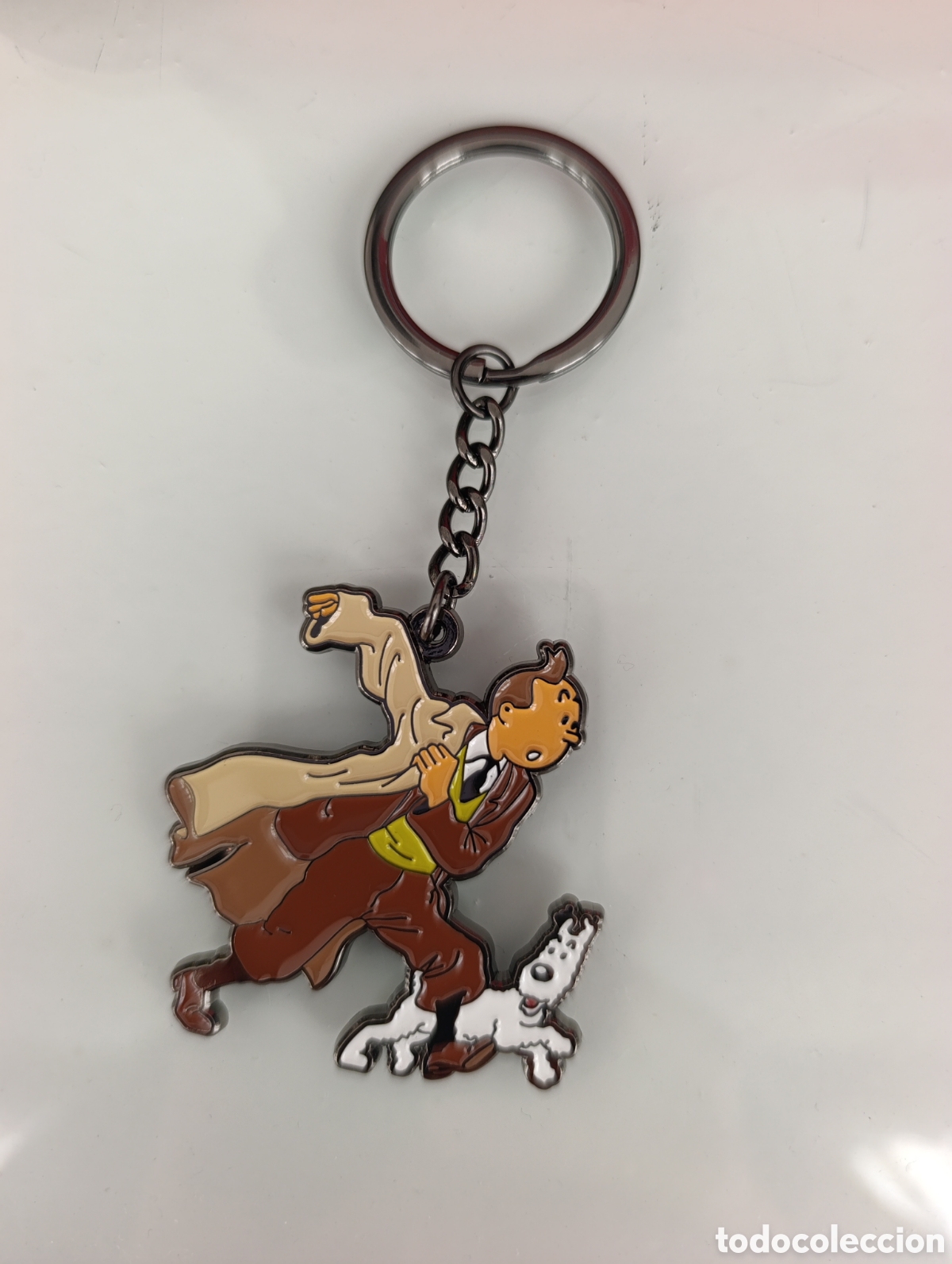 C&oacute;mics: TINTIN LLAVERO METAL - TINTON Y MILU 5CM