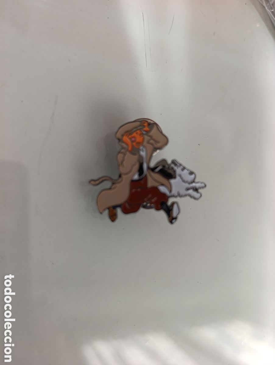 C&oacute;mics: PIN DE METAL DE TINTIN 3 CM - Foto 1