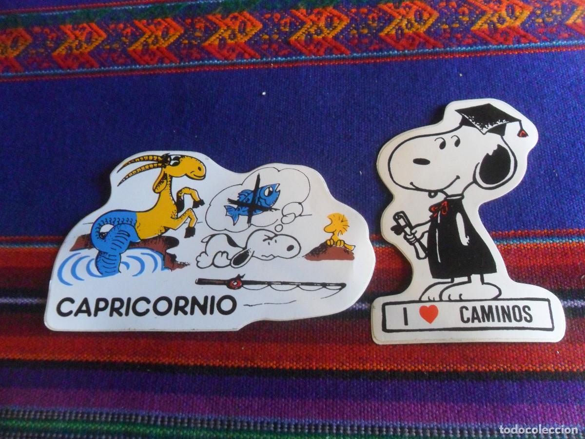 C&oacute;mics: PEGATINA ADHESIVO SNOOPY I LOVE INGENIEROS DE CAMINOS Y CAPRICORNIO. 6 Y 12 CMS.