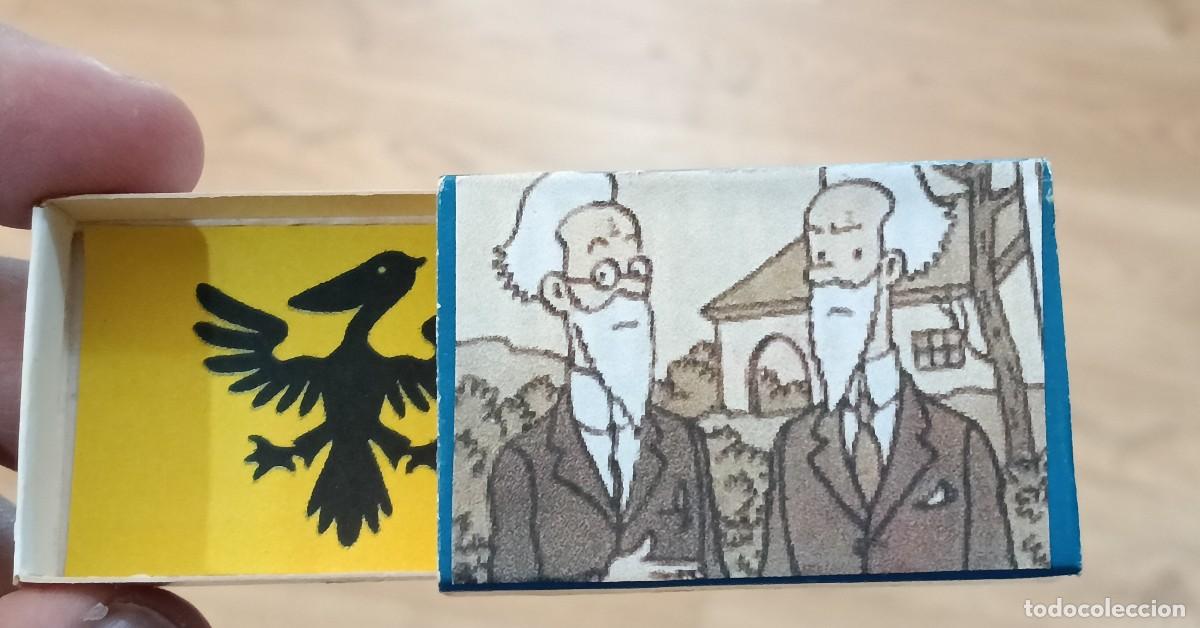 C&oacute;mics: Caja de cerillas. Artesanal. El Cetro de Ottokar. Tint&iacute;n. Syldavia. Los hermanos Halambique