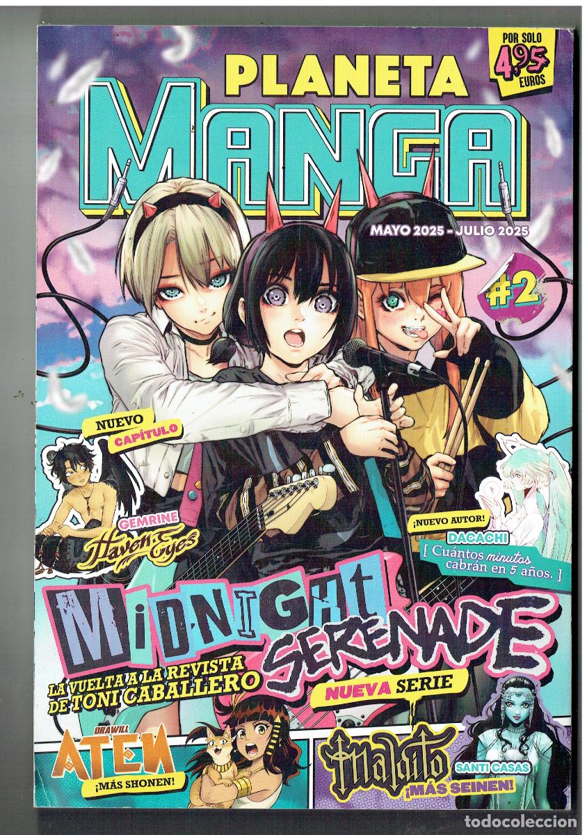 C&oacute;mics: PLANETA MANGA. N&ordm; 2. MAYO 2025 - JULIO 2025. (B/48.1)