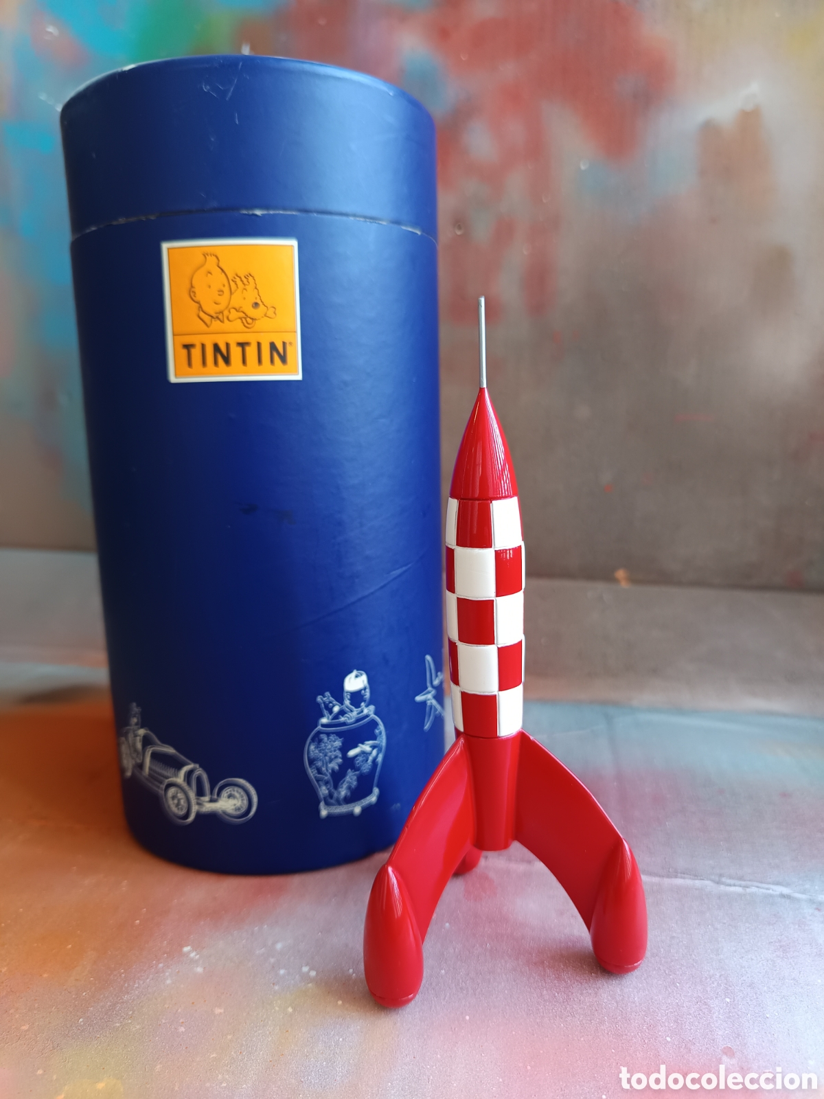 C&oacute;mics: Cohete lunar TINTIN 17cm &rdquo;Les images mythiques&rdquo; Ref. 46954