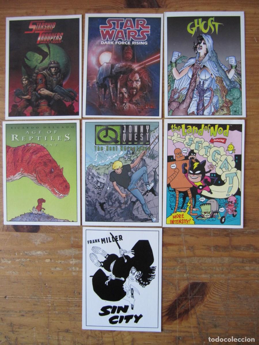 C&oacute;mics: DARK HORSE COMICS - SIGNING CARD - STAR WARS GHOST JONNY QUEST STARSHIP TROOPERS....