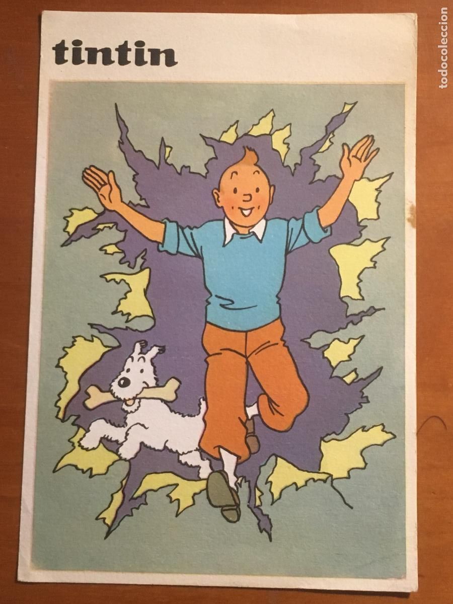 C&oacute;mics: tintin editorial juventud postal publicitaria original de epoca
