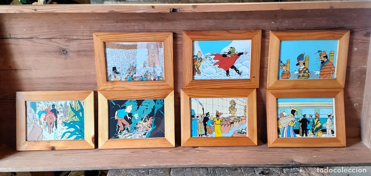 C&oacute;mics: 7 cuadros con dibujos de tintin, ideal para decoracion