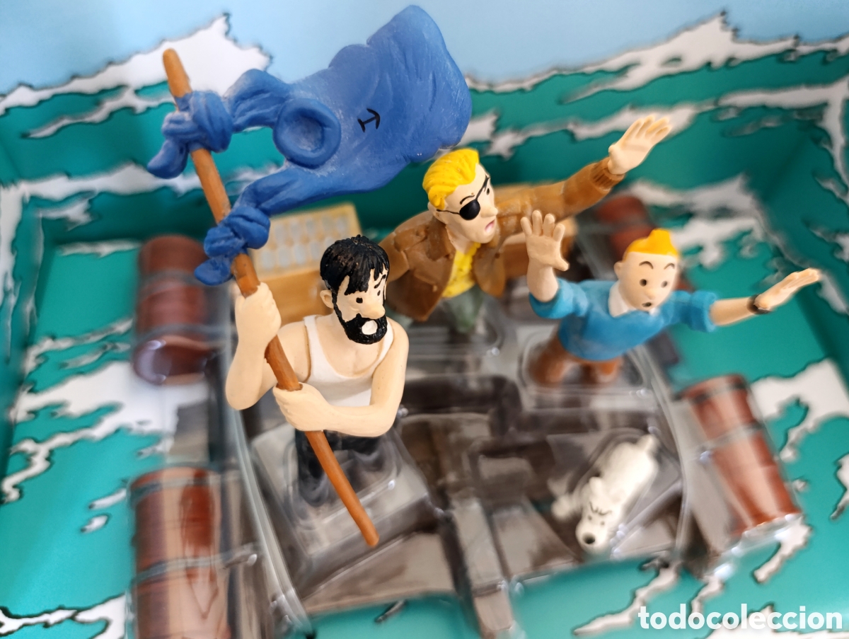 C&oacute;mics: Figura Diorama Tintin Stock de Coque