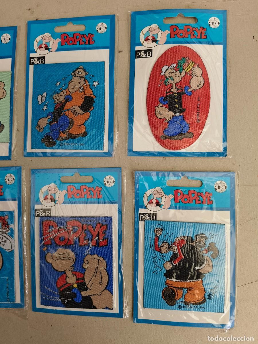 C&oacute;mics: 10 parches tela termoadhesivos popeye a&ntilde;o 1996 - Foto 4