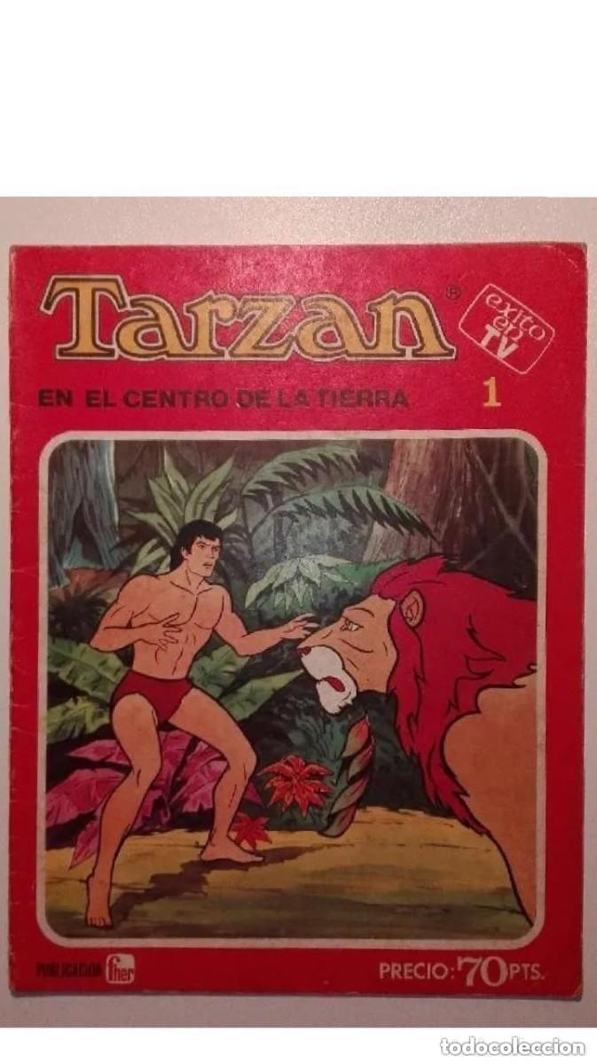 C&oacute;mics: TARZ&Aacute;N EN EL CENTRO DE LA TIERRA &Eacute;XITO EN TV N.&ordm; 1 - EDITORIAL FHER - 1979 -LEER DETALLES