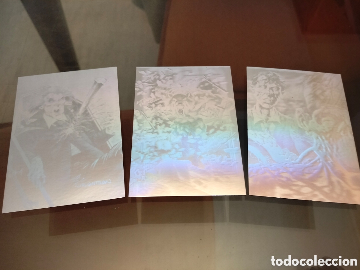 C&oacute;mics: Bernie Wrightson Master of the Macabre Series I Silver Holograms Set completo FPG