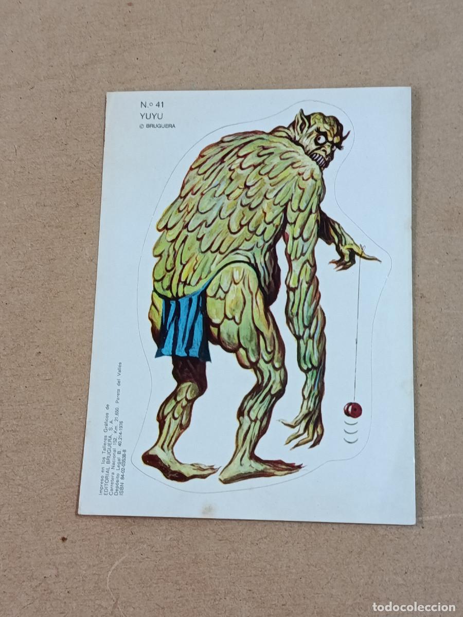 C&oacute;mics: PEGATINA / ADHESIVO TROQUELADA BRUGUERA N&ordm; 41 - YUYU - SIN USAR