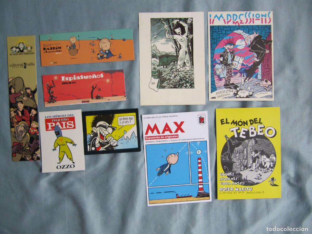 Comics : MAX - POSTALES - MARCAPAGINAS - PEGATINA - MINI CALENDARIO