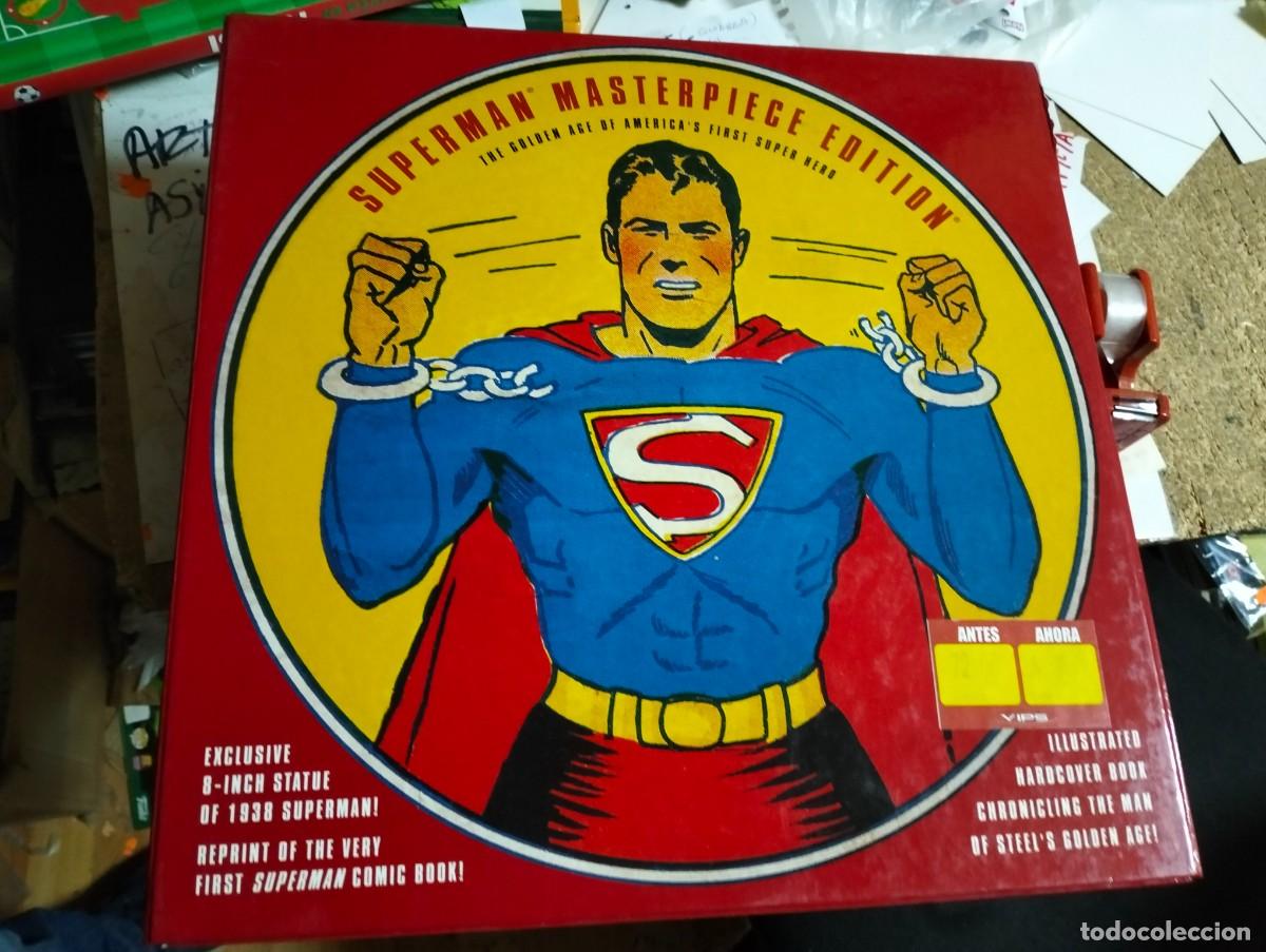 C&oacute;mics: SUPERMAN : MASTERPIECE EDITION ( CONTIENE REPLICA N&Uacute;MERO 1 + FIGURA+ TOMO ) CHRONICLE BOOKS 1.999