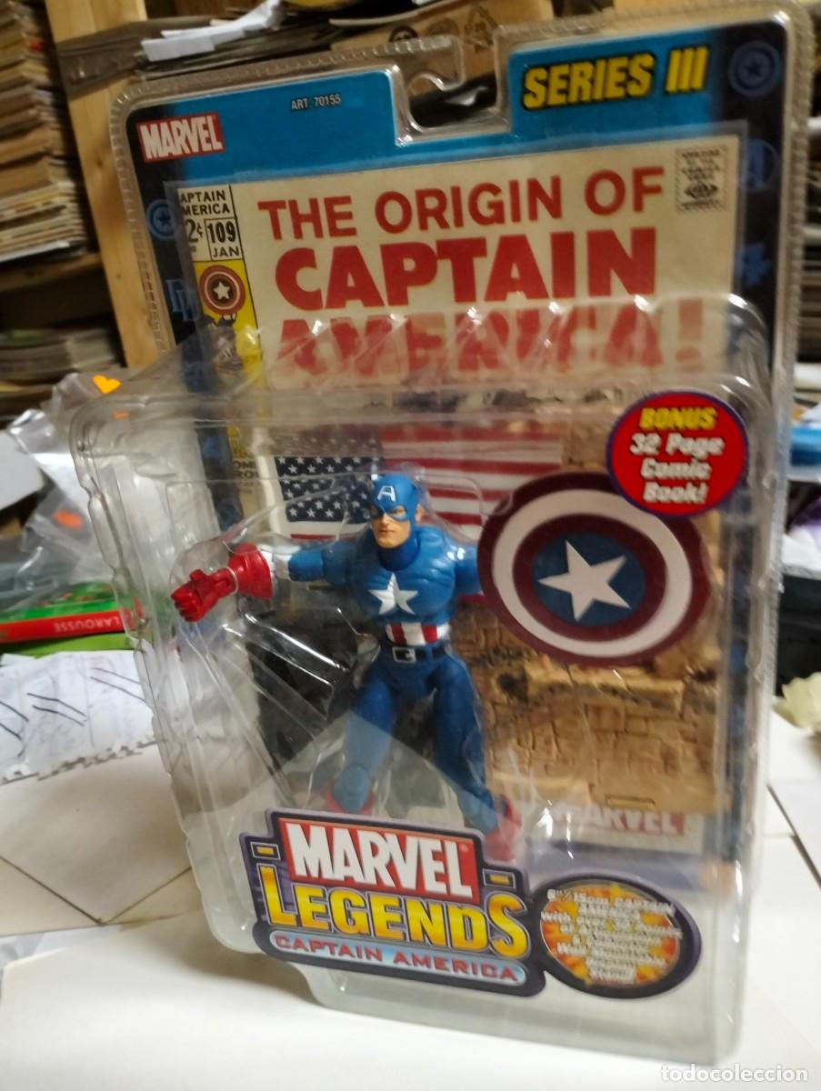 C&oacute;mics: CAPTAIN AMERICA : MARVEL LEGENDS III EN BL&Iacute;STER ...TOY BIZ 2003