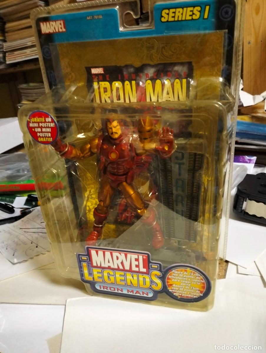 C&oacute;mics: IRON MAN : MARVEL LEGENDS I ...EN BL&Iacute;STER ...TOY BIZ 2002