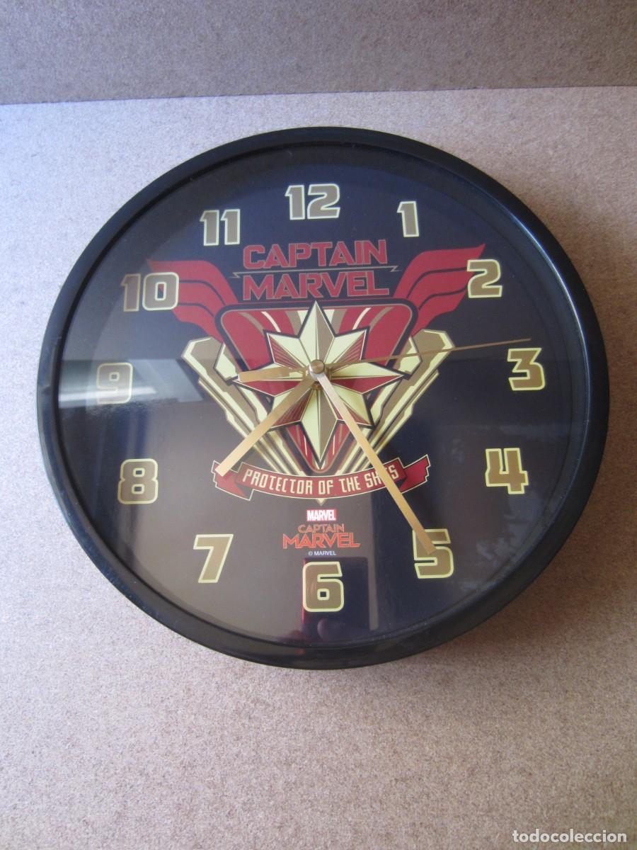 C&oacute;mics: Reloj de Pared Captain Marvel (Miniso) - Foto 2