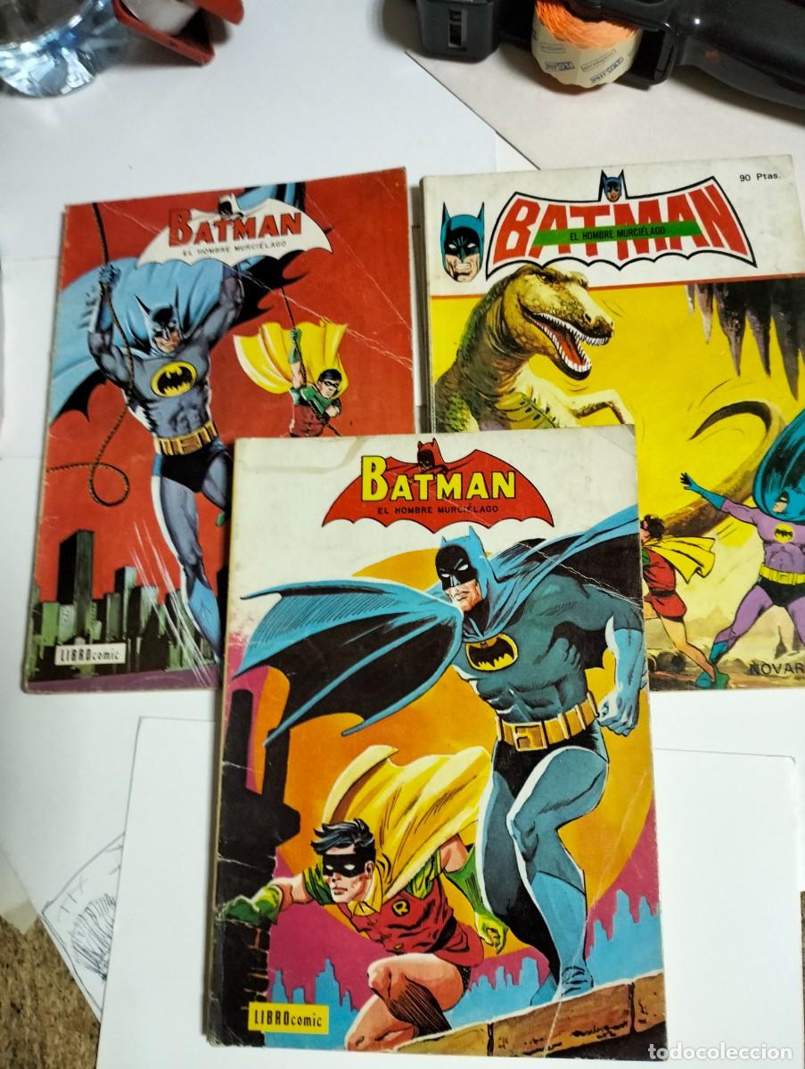 C&oacute;mics: BATMAN : LIBRO COMIC...TOMO # 1, 2, 3 ( LOTE 3 NUMEROS) MIRAR FOTOS... EDITORIAL NOVARO.