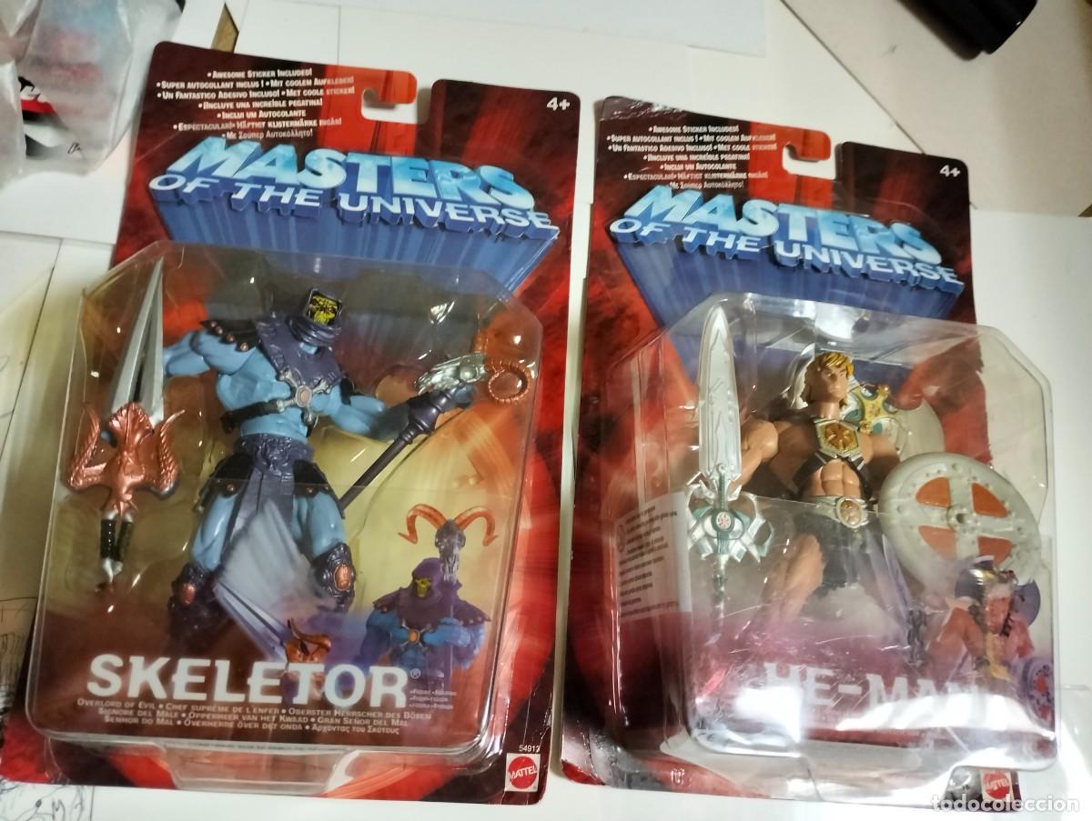 C&oacute;mics: HE-MAN + SKELETOR ( LOTE 2 FIGURAS) FIGURES MATTEL 2002