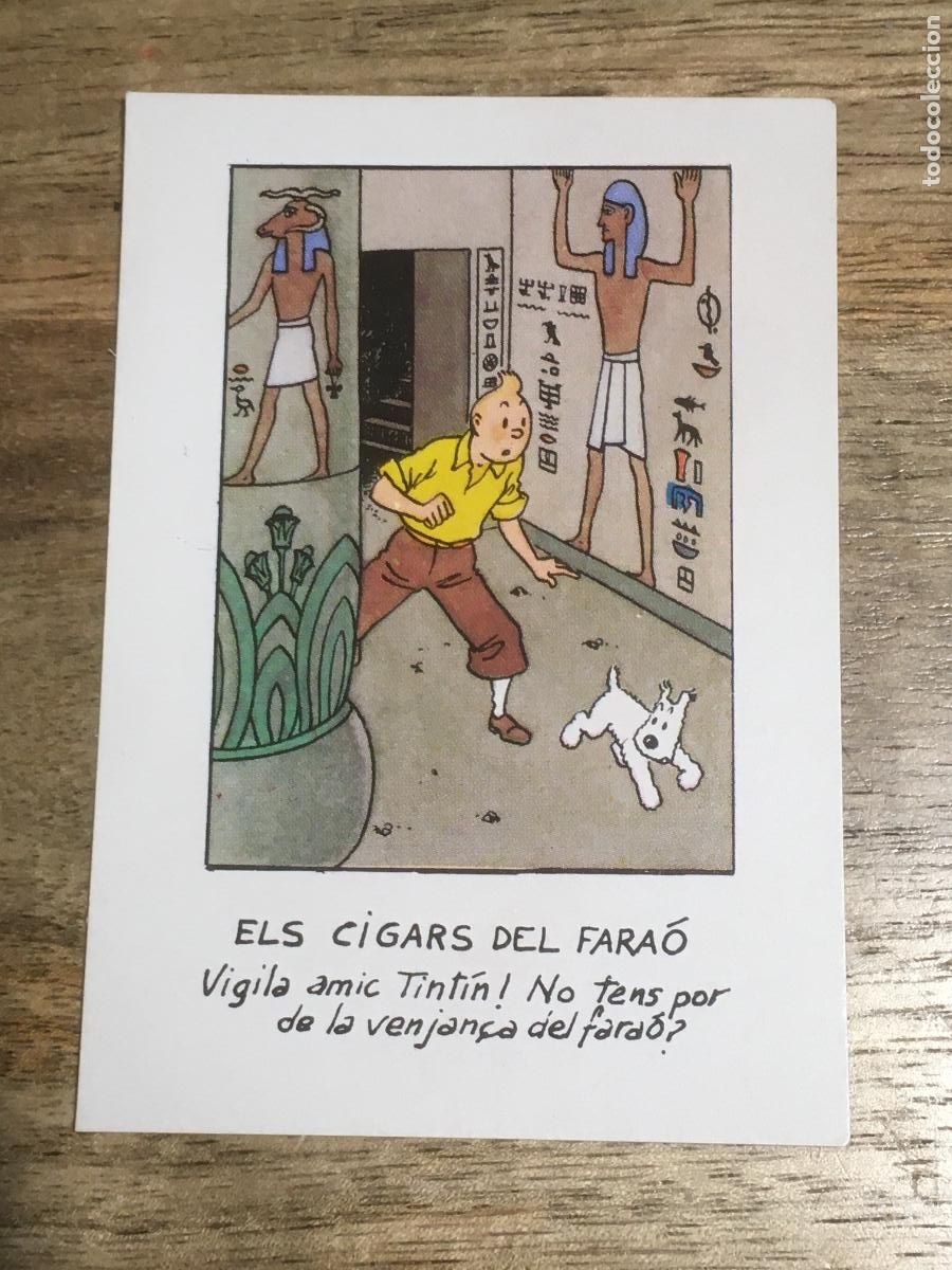 C&oacute;mics: TINTIN ELS CIGARS DEL FARAO EDITORIAL JUVENTUD FOLLETO PUBLICITARIO ORIGINAL DE EPOCA