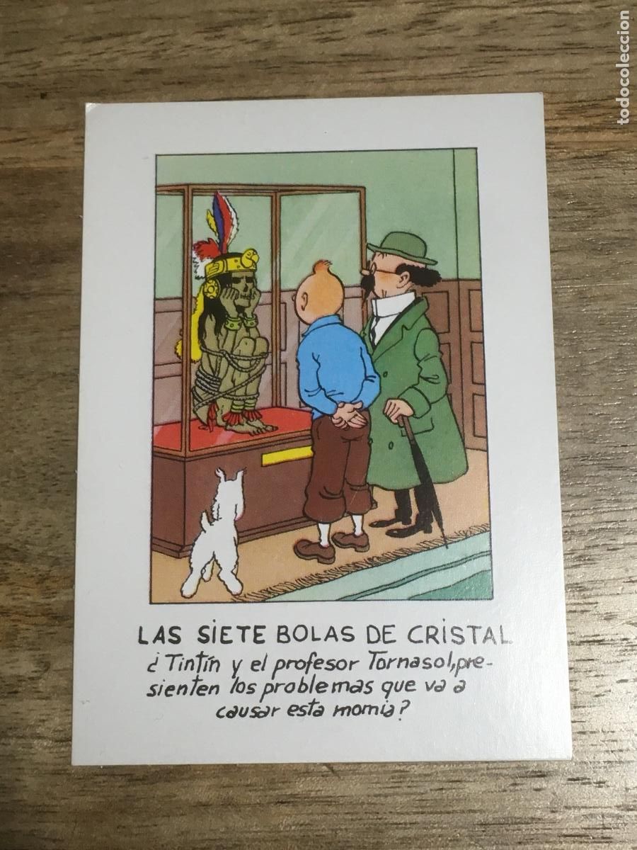 C&oacute;mics: TINTIN LAS 7 BOLAS DE CRISTAL EDITORIAL JUVENTUD FOLLETO PUBLICITARIO ORIGINAL DE EPOCA