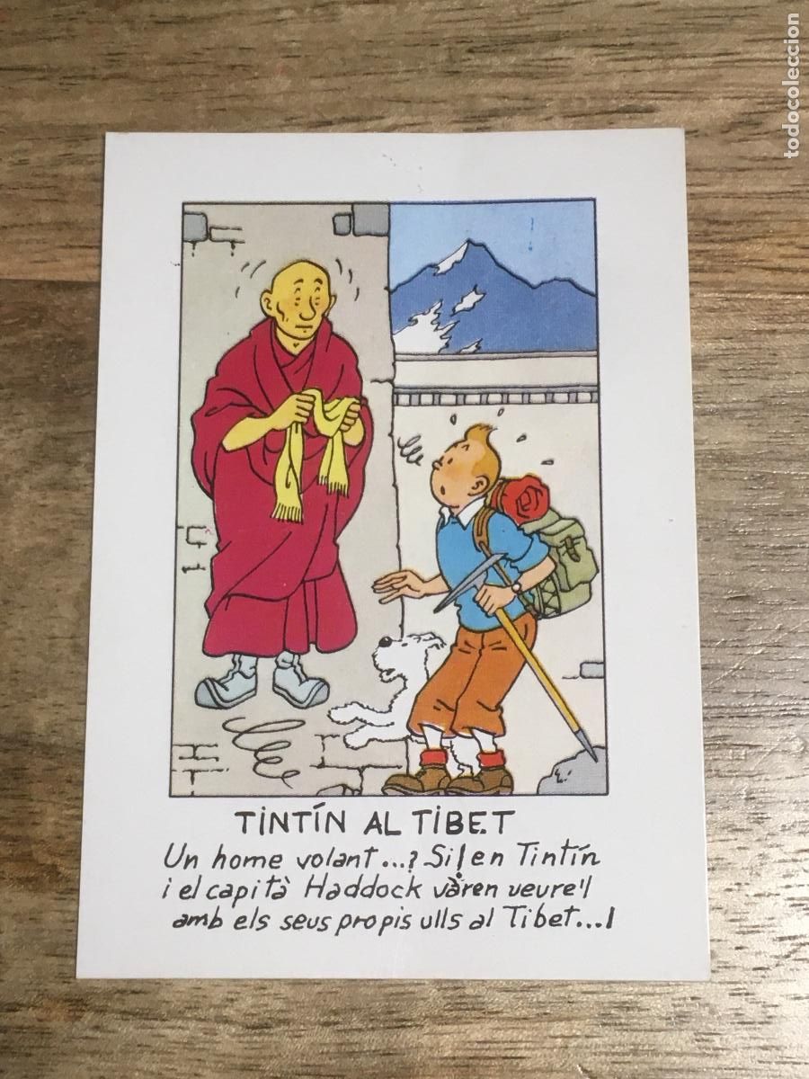 C&oacute;mics: TINTIN AL TIBET EDITORIAL JUVENTUD FOLLETO PUBLICITARIO ORIGINAL DE EPOCA