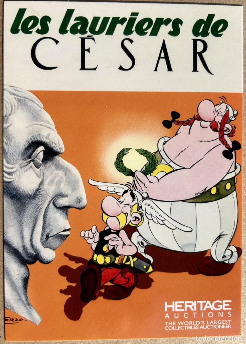C&oacute;mics: Flyer Tipo Postal Subasta Heritage Abril 2026 Albert Uderzo