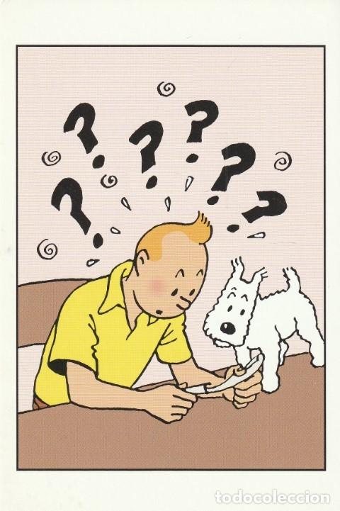 C&oacute;mics: POSTAL TINTIN HERG&Eacute; MOULINSART N&ordm; 017