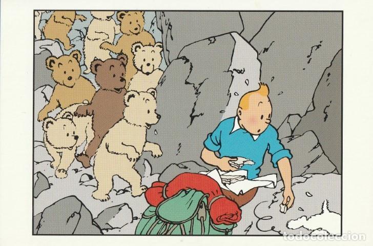 C&oacute;mics: POSTAL TINTIN HERG&Eacute; MOULINSART N&ordm; 044