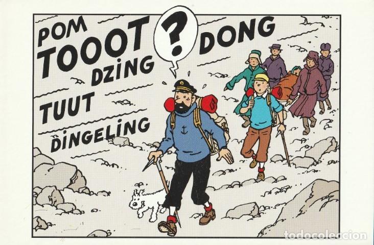 C&oacute;mics: POSTAL TINTIN HERG&Eacute; MOULINSART N&ordm; 064