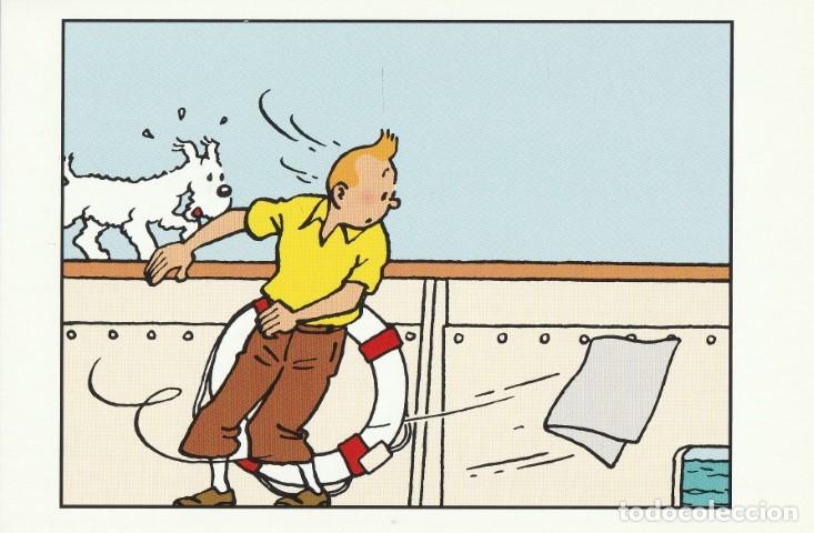 C&oacute;mics: POSTAL TINTIN HERG&Eacute; MOULINSART N&ordm; 030