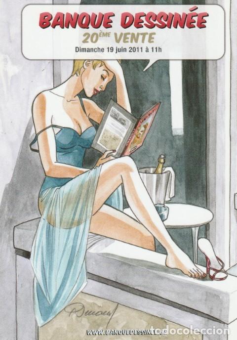 C&oacute;mics: POSTAL PINUP BANQUE DESINEE 2011 DEMAN - Foto 1