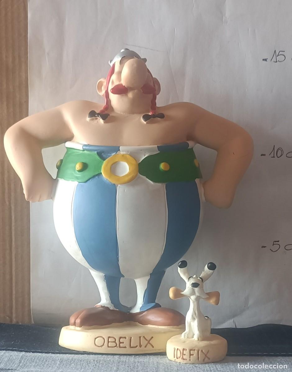 C&oacute;mics: Figura Resina Ob&eacute;lix e Ideafix La Gaule et L'empire Romain avec Ast&eacute;rix 4 Atlas Plastoy