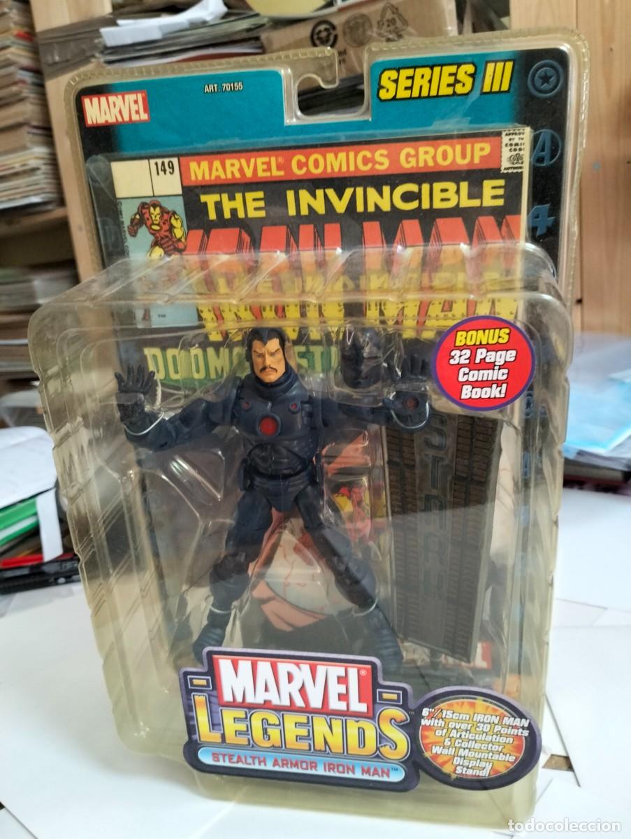 C&oacute;mics: IRON MAN : STEALTH ARMOR IRON MAN .. MARVEL LEGENDS SERIE 3 ( FIGURA TOY BIZ ). . MIRAR DESCRIPCI&Oacute;N