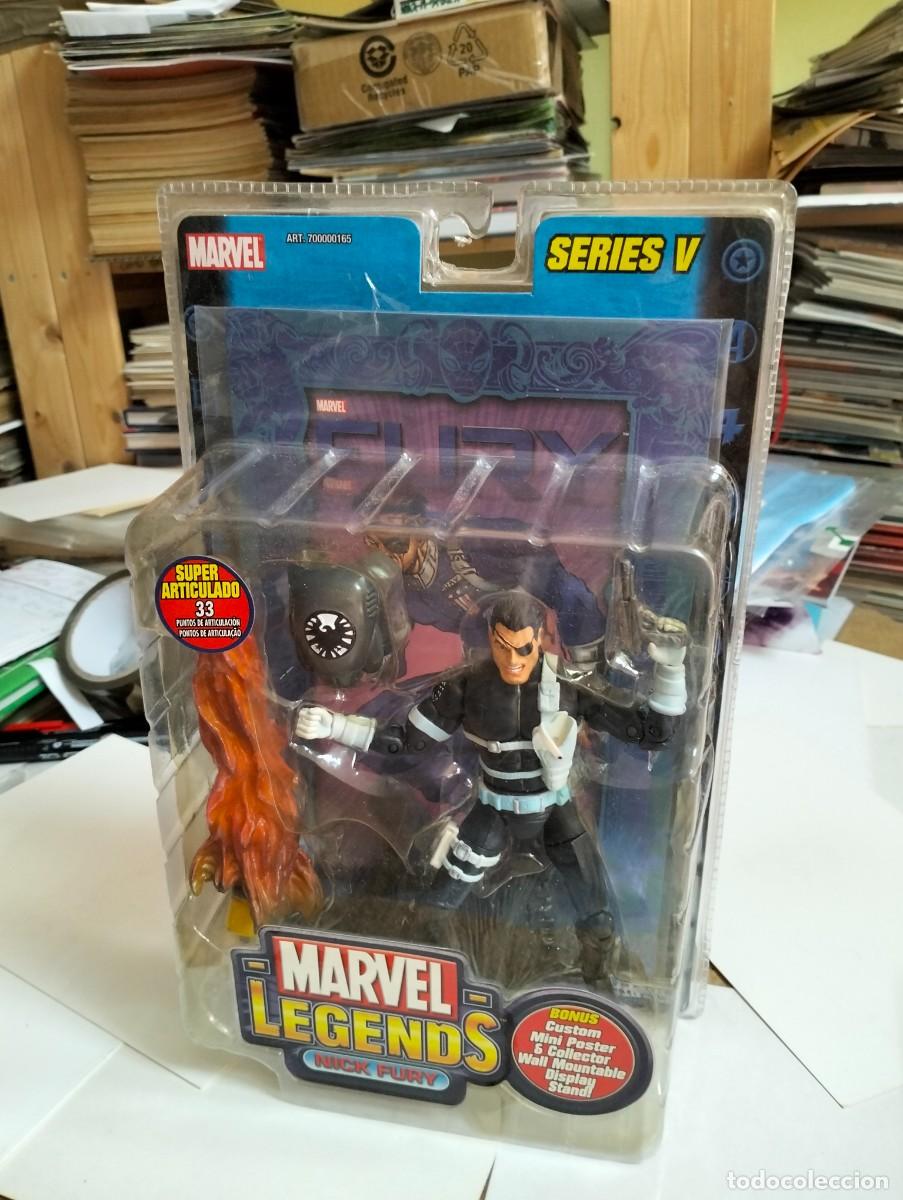 C&oacute;mics: NICK FURY... MARVEL LEGENDS SERIE 5( FIGURA TOY BIZ ). . MIRAR DESCRIPCI&Oacute;N