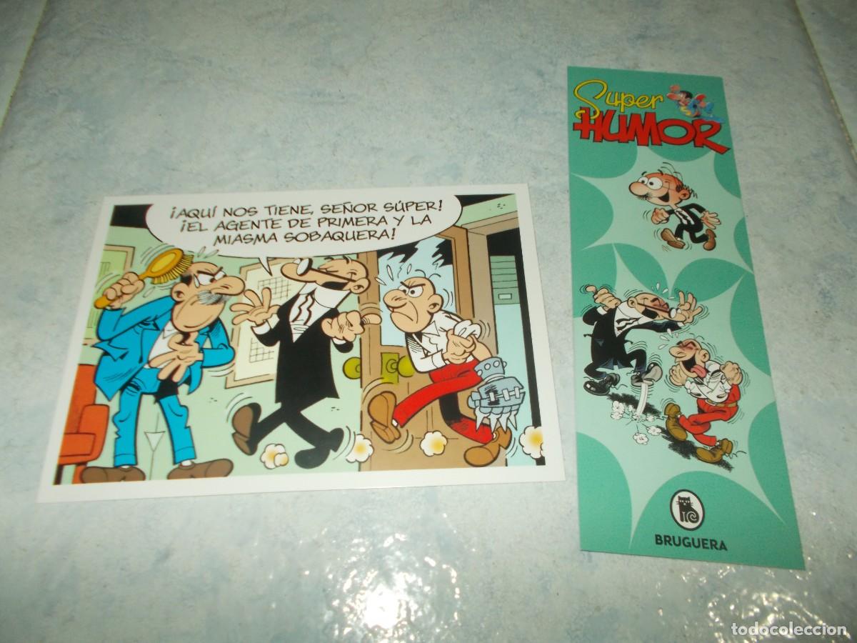 C&oacute;mics: Tarjeta Postal y Marcap&aacute;ginas de MORTADELO Y FILEM&Oacute;N. Bruguera Comic Super Humor