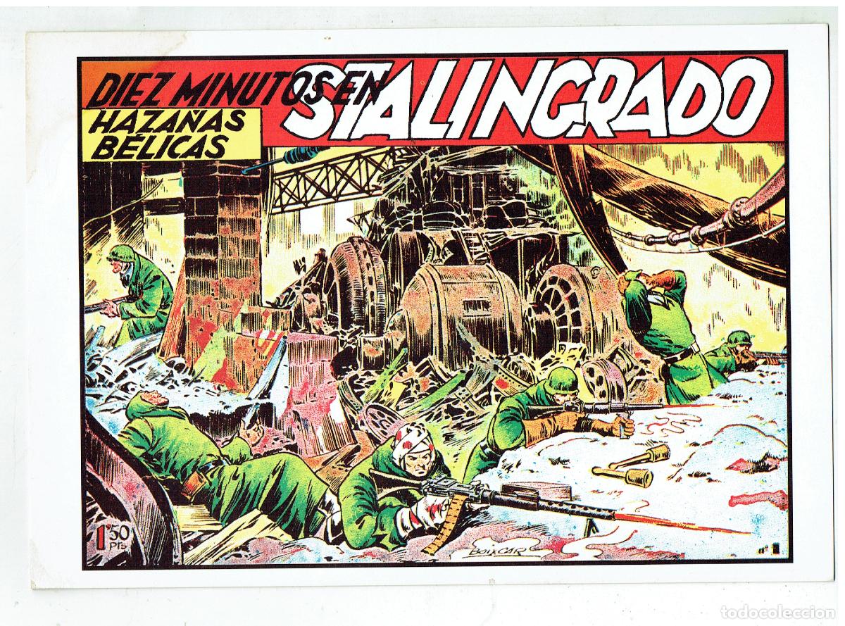 C&oacute;mics: FICHA TAMA&Ntilde;O CUARTILLA DE HAZA&Ntilde;AS BELICAS (2&ordf; SERIE) N&ordm; 1. STALINGRADO. (Z/34.1)