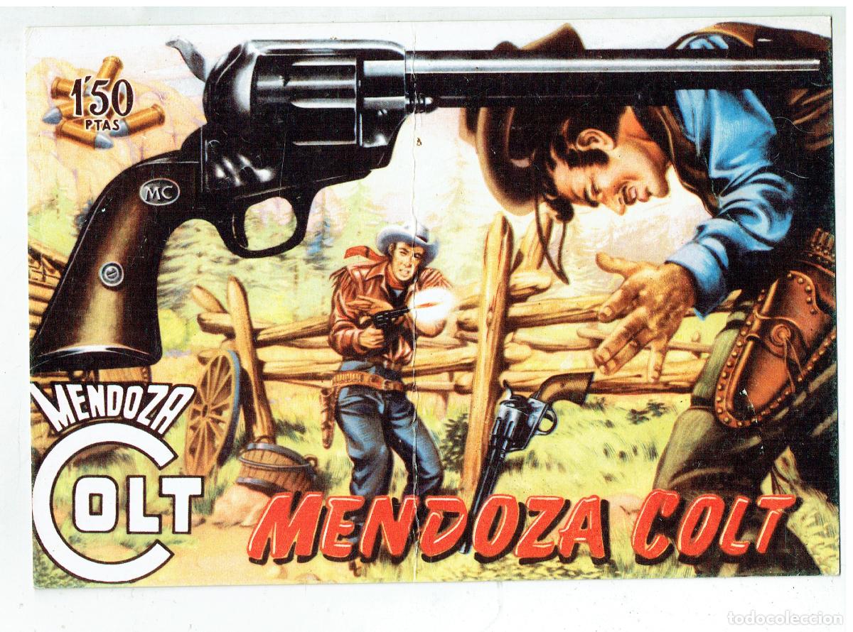 C&oacute;mics: FICHA TAMA&Ntilde;O CUARTILLA DE MENDOZA COLT. PORTADA N&ordm; 1. (Z/34.1)