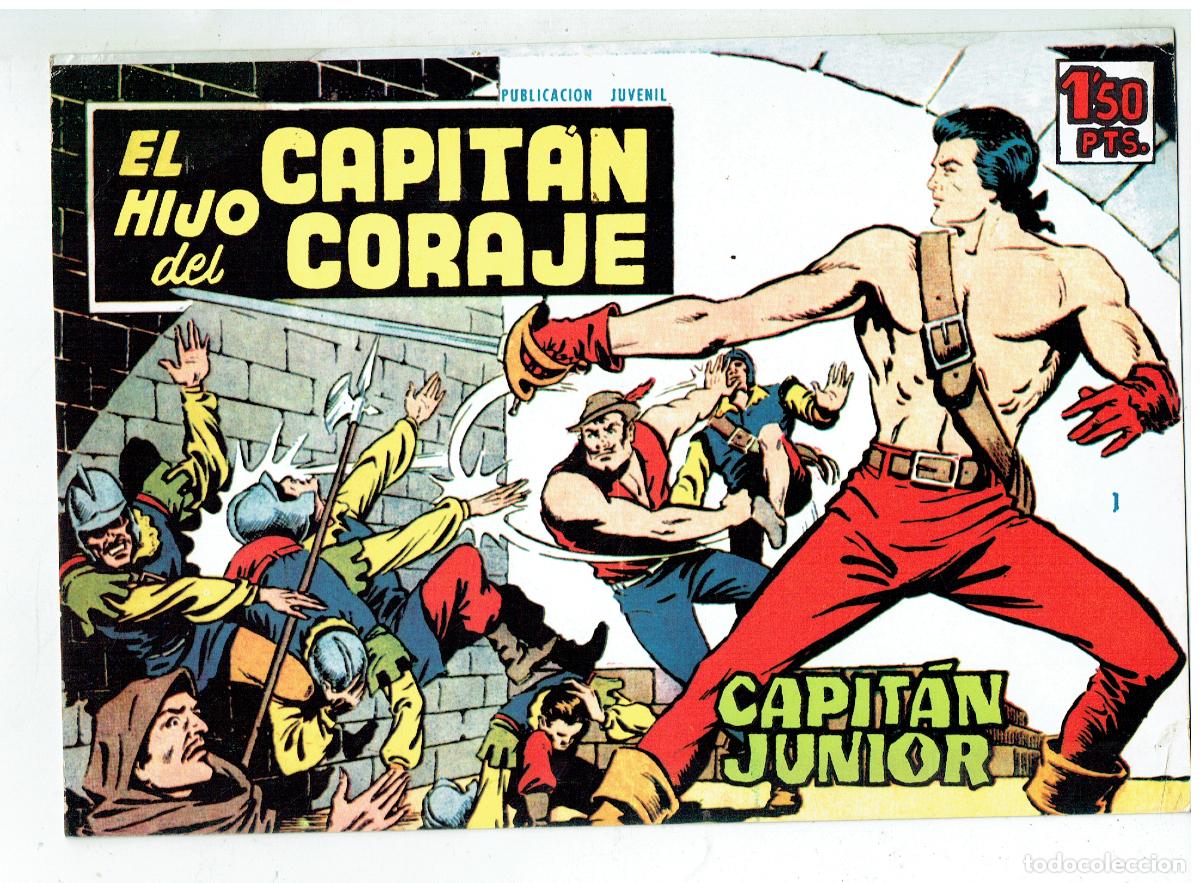 C&oacute;mics: FICHA TAMA&Ntilde;O CUARTILLA DE: EL HIJO DEL CAPITAN CORAJE. PORTADA N&ordm; 1. TORAY. (Z/34.1)