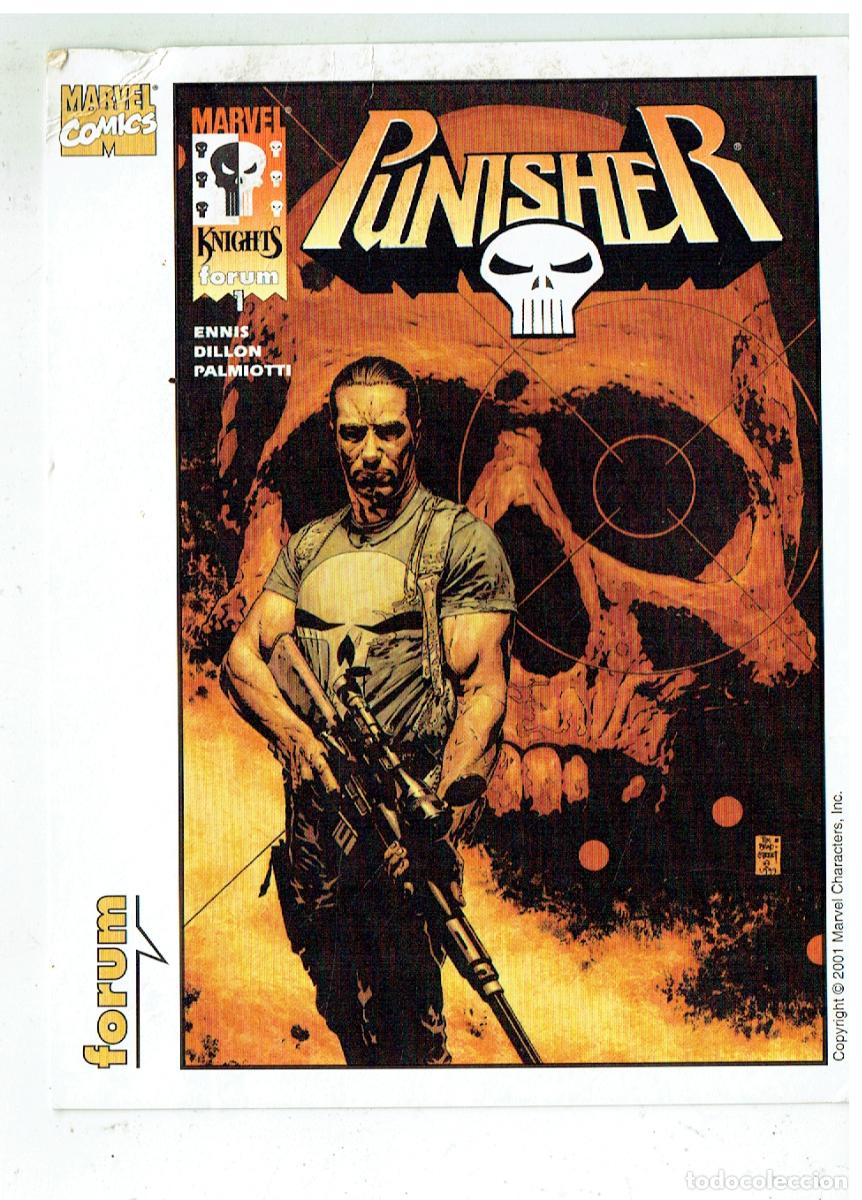 C&oacute;mics: POSTAL PUBLICIDAD FORUM: PUNISHER. (Z/34.1)
