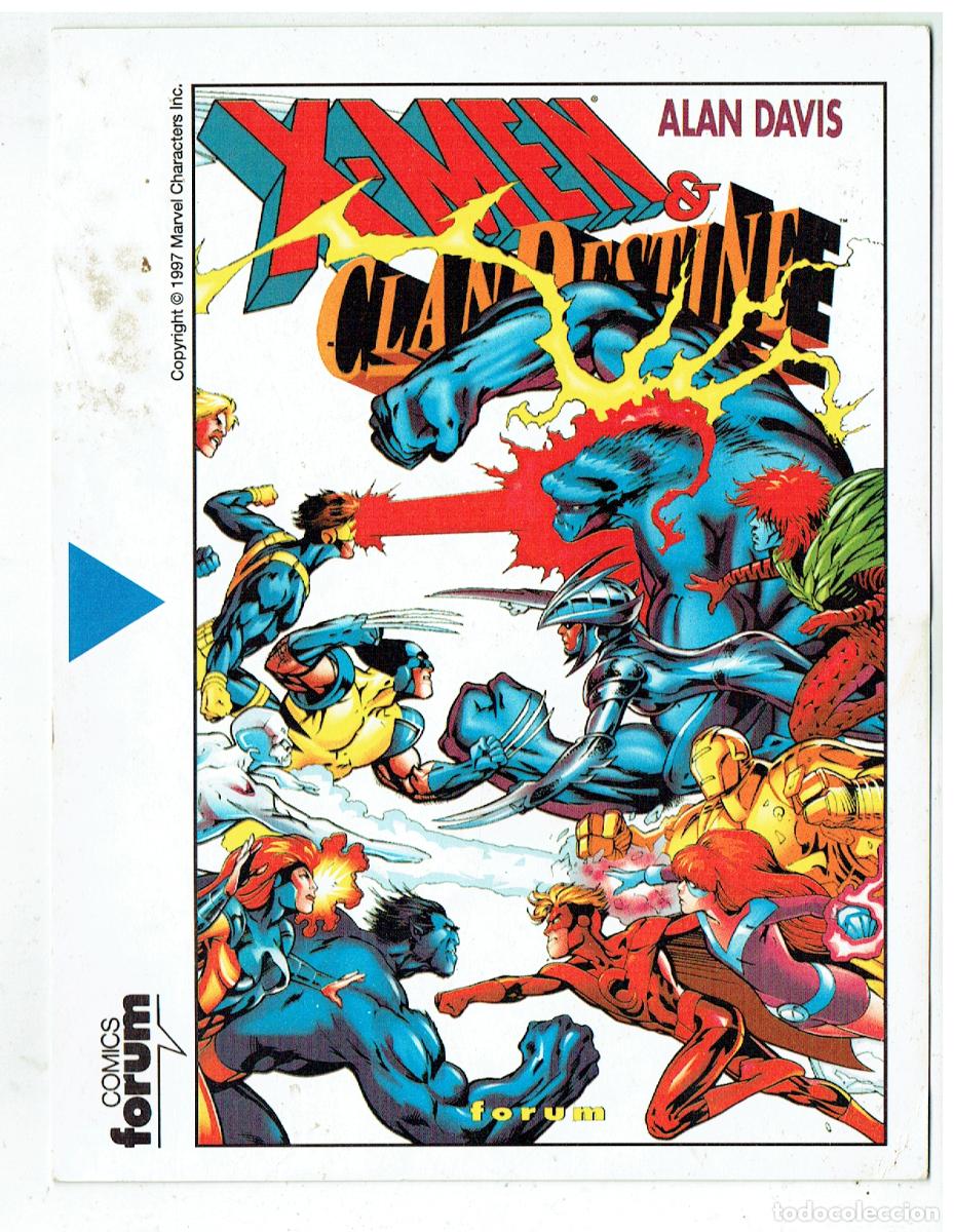 C&oacute;mics: POSTAL PUBLICIDAD FORUM: X- MEN CLANDESTINE. (Z/34.1)