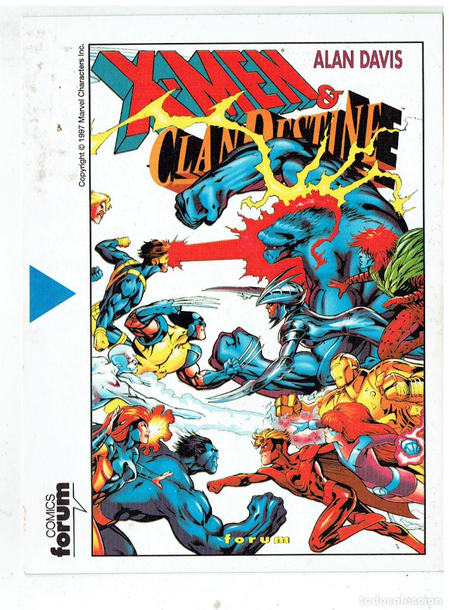 C&oacute;mics: POSTAL PUBLICIDAD FORUM: X- MEN CLANDESTINE. (Z/34.1)