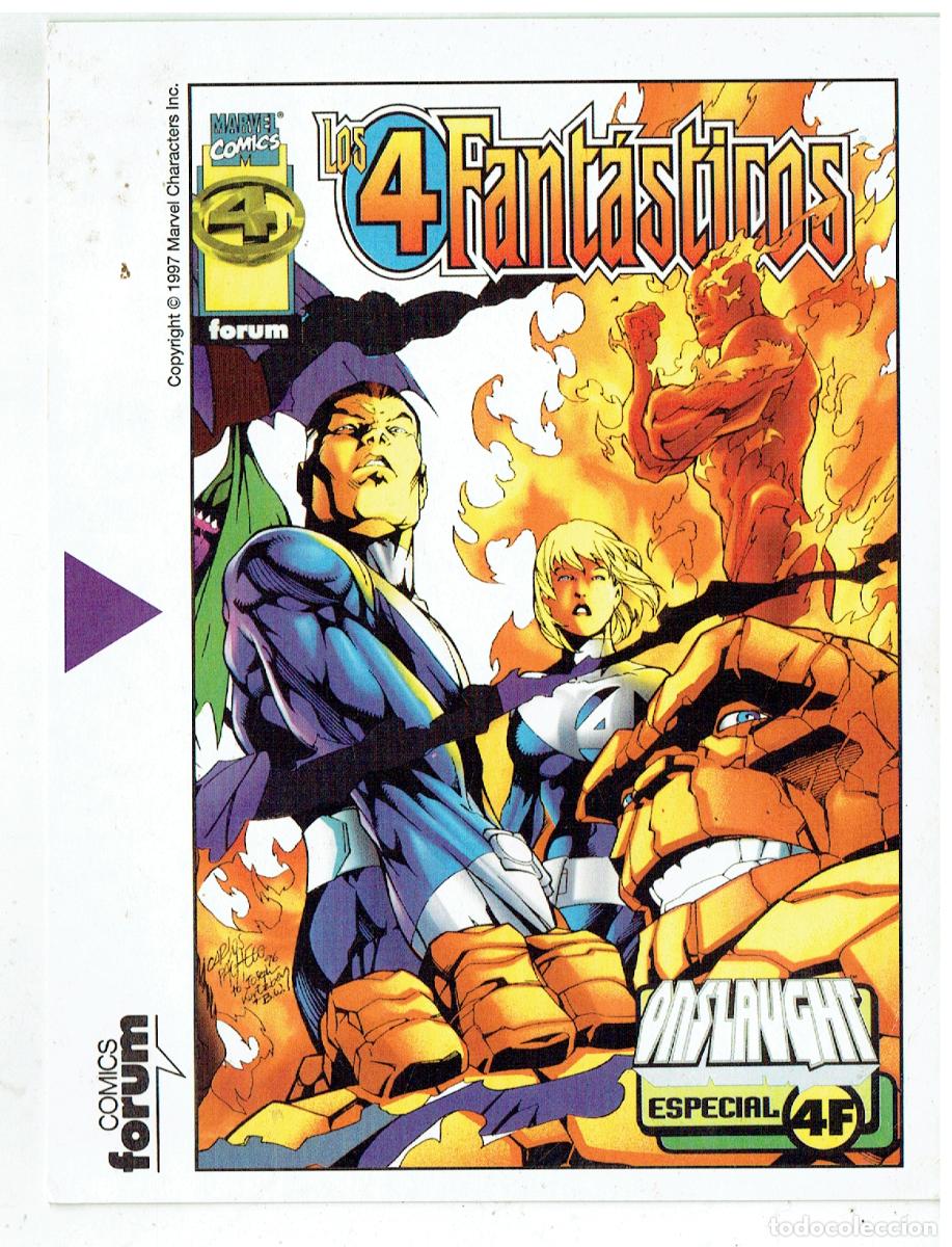 C&oacute;mics: POSTAL PUBLICIDAD FORUM: LOS 4 FANTASTICOS. ONSLANGHT. ESPECIAL F4.(Z/34.1)
