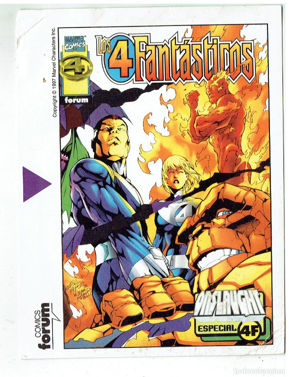 C&oacute;mics: POSTAL PUBLICIDAD FORUM: LOS 4 FANTASTICOS. ONSLANGHT. ESPECIAL F4.(Z/34.1)