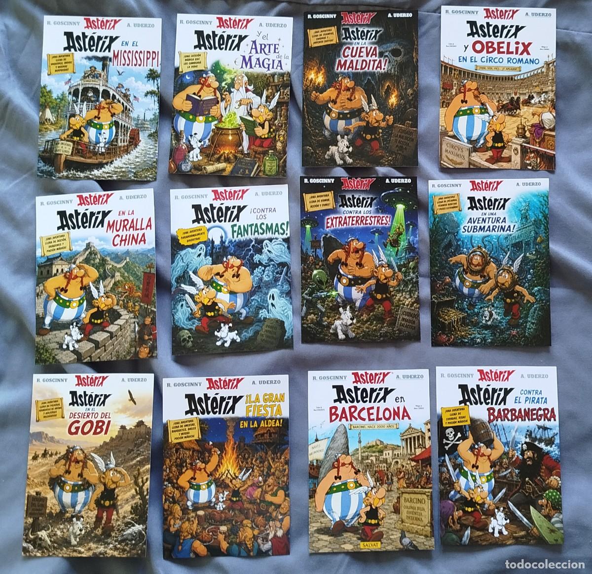 C&oacute;mics: 20 postales de portadas ineditas de comics de Asterix