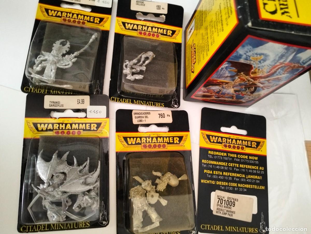 C&oacute;mics: WARHAMMER 40.000 CITADEL MINIATURES. ( 4 FIGURAS DIFERENTES a&ntilde;o 1994-95 ) MIRAR DESCRIPCI&Oacute;N Y FOTOS