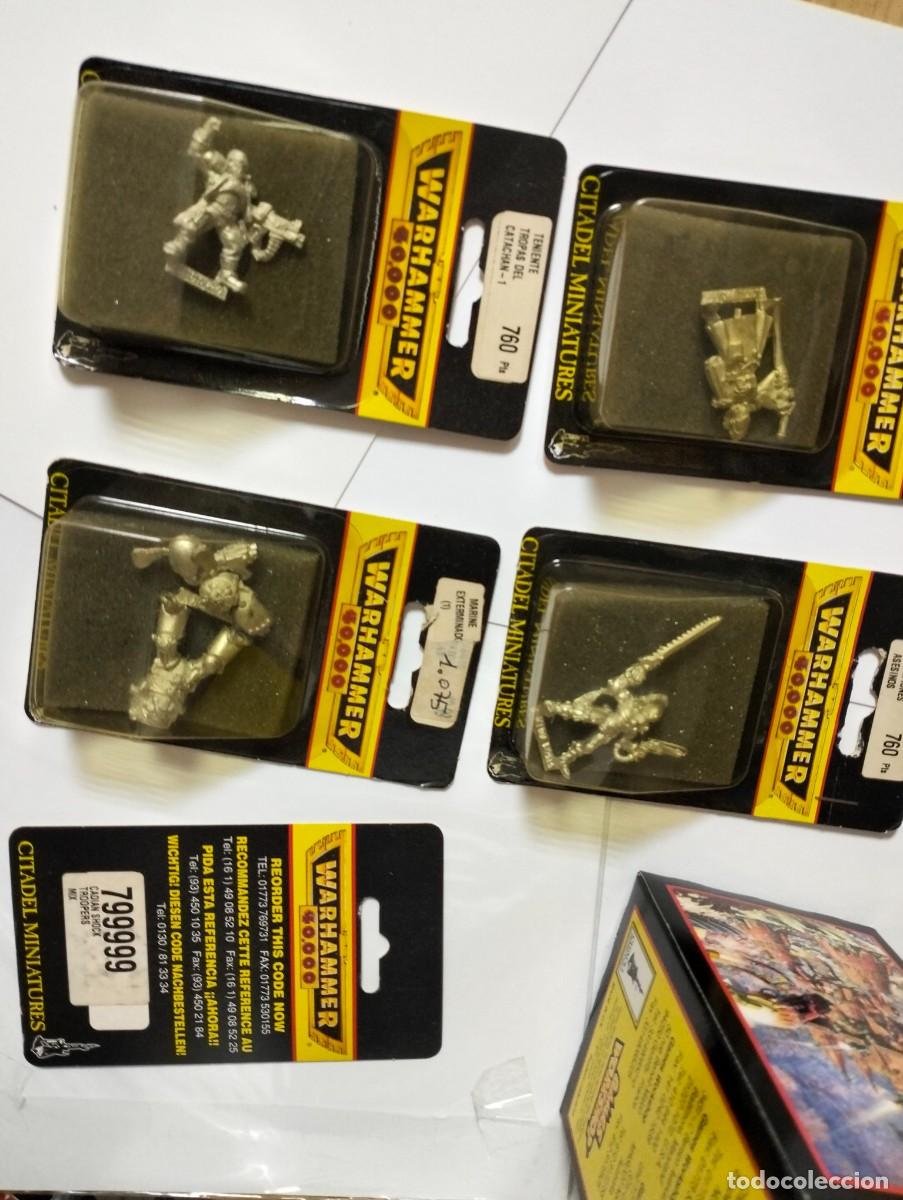 C&oacute;mics: WARHAMMER 40.000 CITADEL MINIATURES. ( 4 FIGURAS DIFERENTES a&ntilde;o 1994-95 ) MIRAR DESCRIPCI&Oacute;N Y FOTOS
