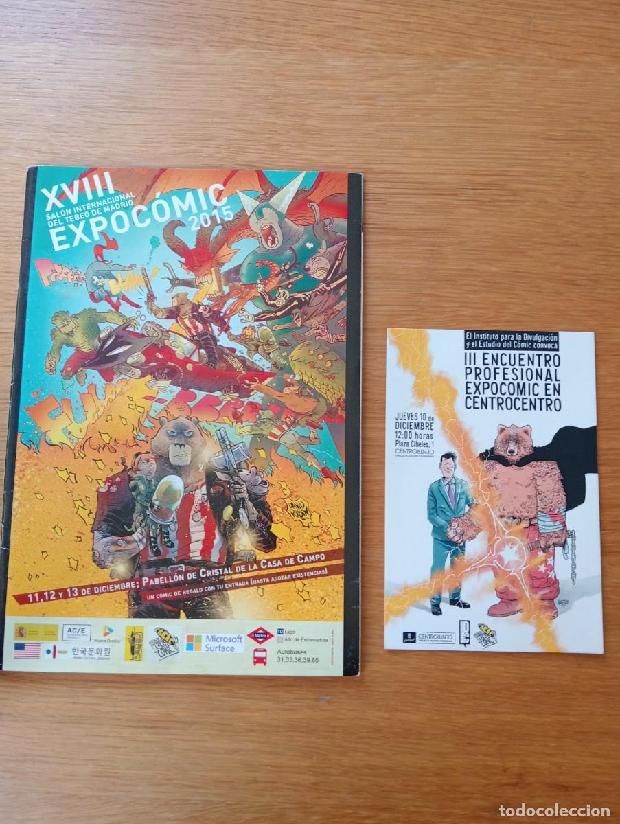 C&oacute;mics: CAT&Aacute;LOGO DEL SAL&Oacute;N INTERNACIONAL DEL TEBEO DE MADRID. EXPOC&Oacute;MIC 2015. GRAPA. INCLUYE PLANO Y POSTAL.