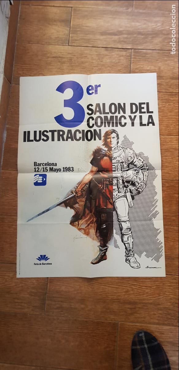 C&oacute;mics: POSTER 3 ER SALON DEL COMIC Y LA ILUSTRACION BARCELONA 1983