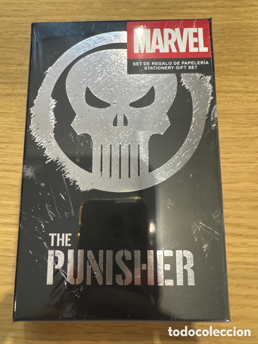 C&oacute;mics: Set Regalo Papeler&iacute;a The Punisher Castigador Con Bol&iacute;grafo