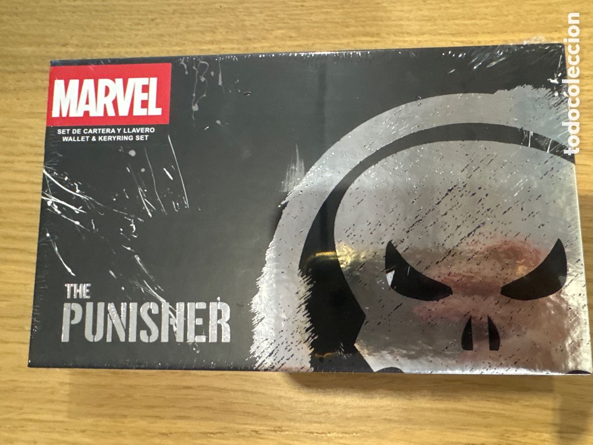 C&oacute;mics: Set Regalo Punisher Con Cartera y LLavero